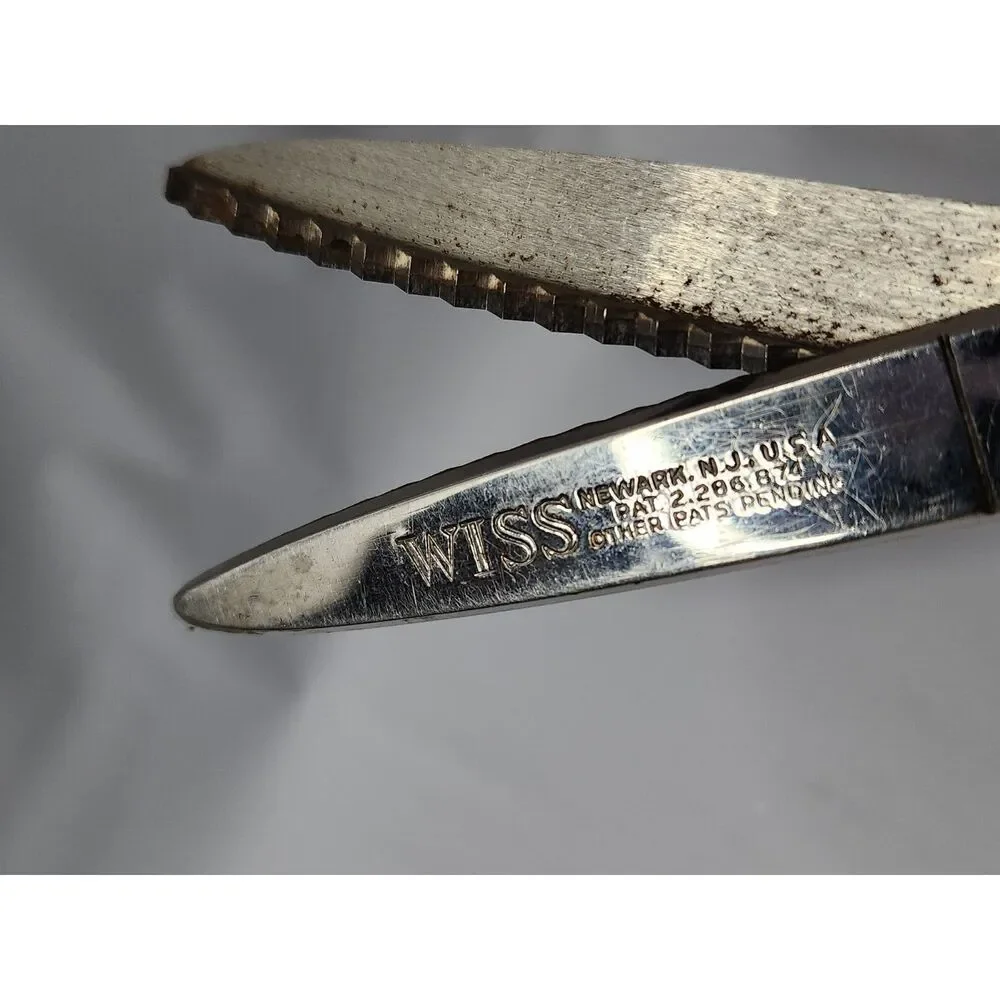 Vintage Wiss Zig Zag Pinking Shears USA Made
